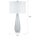 thumbnail image 5 of Watch Hill  29'' Ashley Ceramic Linen Shade Grey Table Lamp, 5 of 5