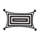 thumbnail image 1 of Fundas de almohada geométricas Borlas copetudas Decoración de algodón con Rectángulo 2, 1 of 8