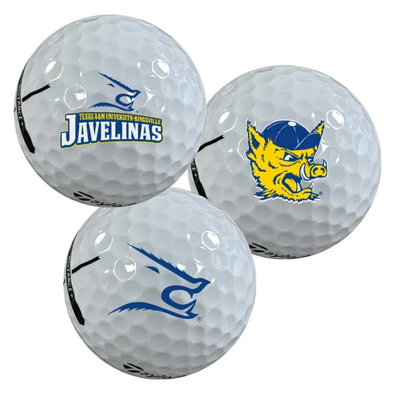 Texas A&M Kingsville Javelinas Logo Edition Taylormade Distance Golf Balls 12-Pack (Dozen)