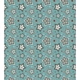thumbnail image 3 of Ambesonne Flower Duvet Cover Sets, Botany Motif Bouquet, 2-Queen, Pale Grey Turquoise, 3 of 7