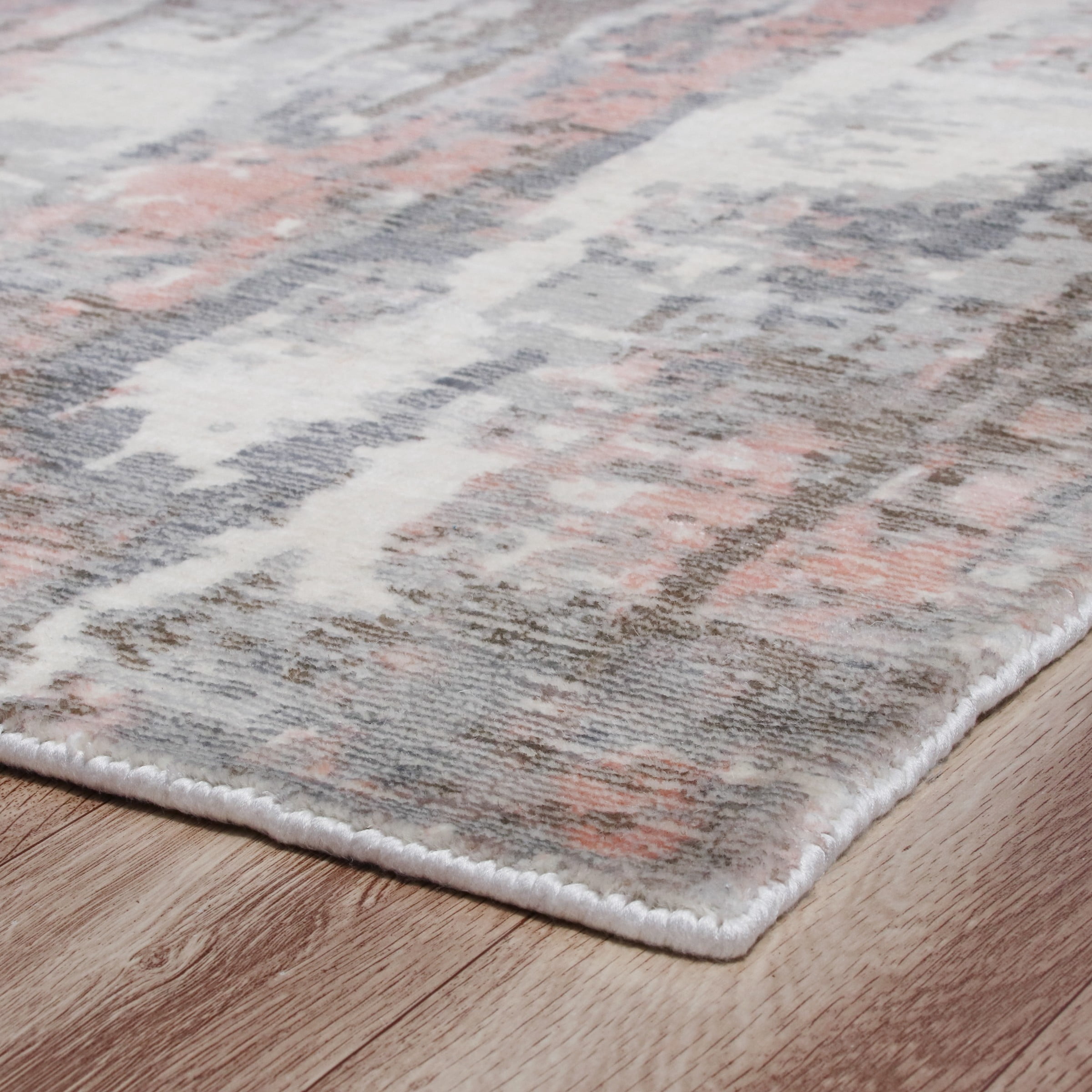 Ox Bay Hand Loomed Modern Abstract Desert Area Rug, Gray / Brown, 2' x 3'