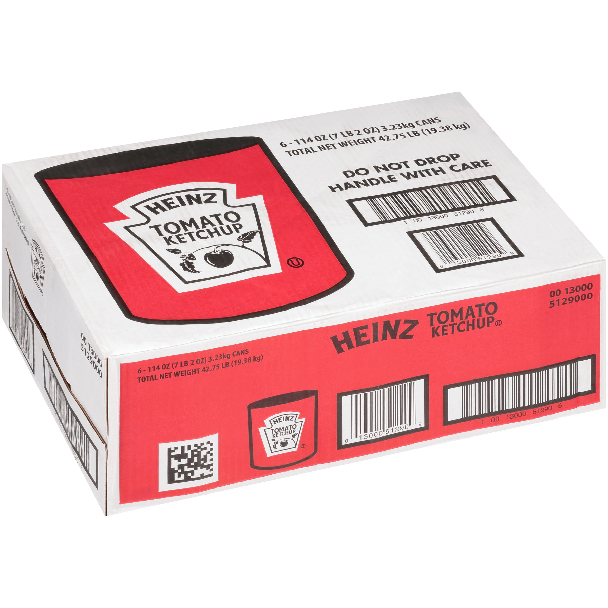 Heinz Ketchup 114 oz. Can, 6-Pack for Warehouse Breakroom - Walmart  Business Supplies, image size:2400x2400