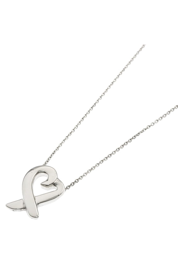 Pre-Owned Tiffany & Co. Loving Heart Necklace, Silver, Women's.