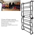 thumbnail image 3 of Over The Door Shoe Rack, 12 Tiers Rustproof Hanging Wall Shoe Rack Strong Bearing  for Home, 3 of 7