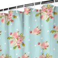 thumbnail image 4 of Waterproof Pioneer Shower Curtain 36x72 Inch Polyester Unique Colorful Floral Shower Curtain for Bathroom Hotel Home Decor with 7 Plastic Hooks, 4 of 5