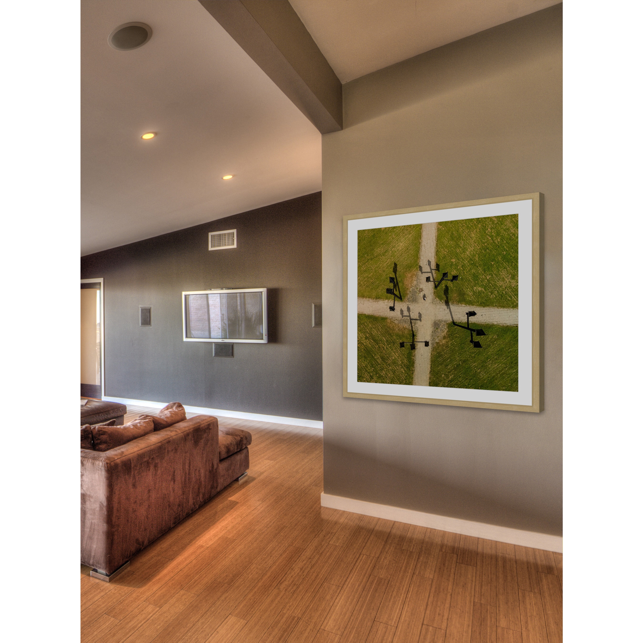 Marmont Hill "Weather Vanes" By Karolis Janulis Framed Painting Art Print, 32.0" x 1.5"