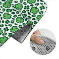 thumbnail image 5 of Yiaed Leopard print St. Patrick's Day Print Bathroom Mat Set 2 Pieces Mat Anti-Skid Pad Ultra Soft and Absorbent Bathroom Bath Mat Contour Bath Rugs for Toilet Base, 5 of 6