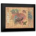 thumbnail image 1 of Phillips, Anita 24x19 Black Modern Framed Museum Art Print Titled - Elk Leaf, 1 of 5