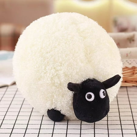 - Redcolurful Cartoon Sheep Lamb Doll Plush Toys Children's Baby Birthday Kids Lovely Soft Fluffy Stuffed Toys Xmas For Cushion
