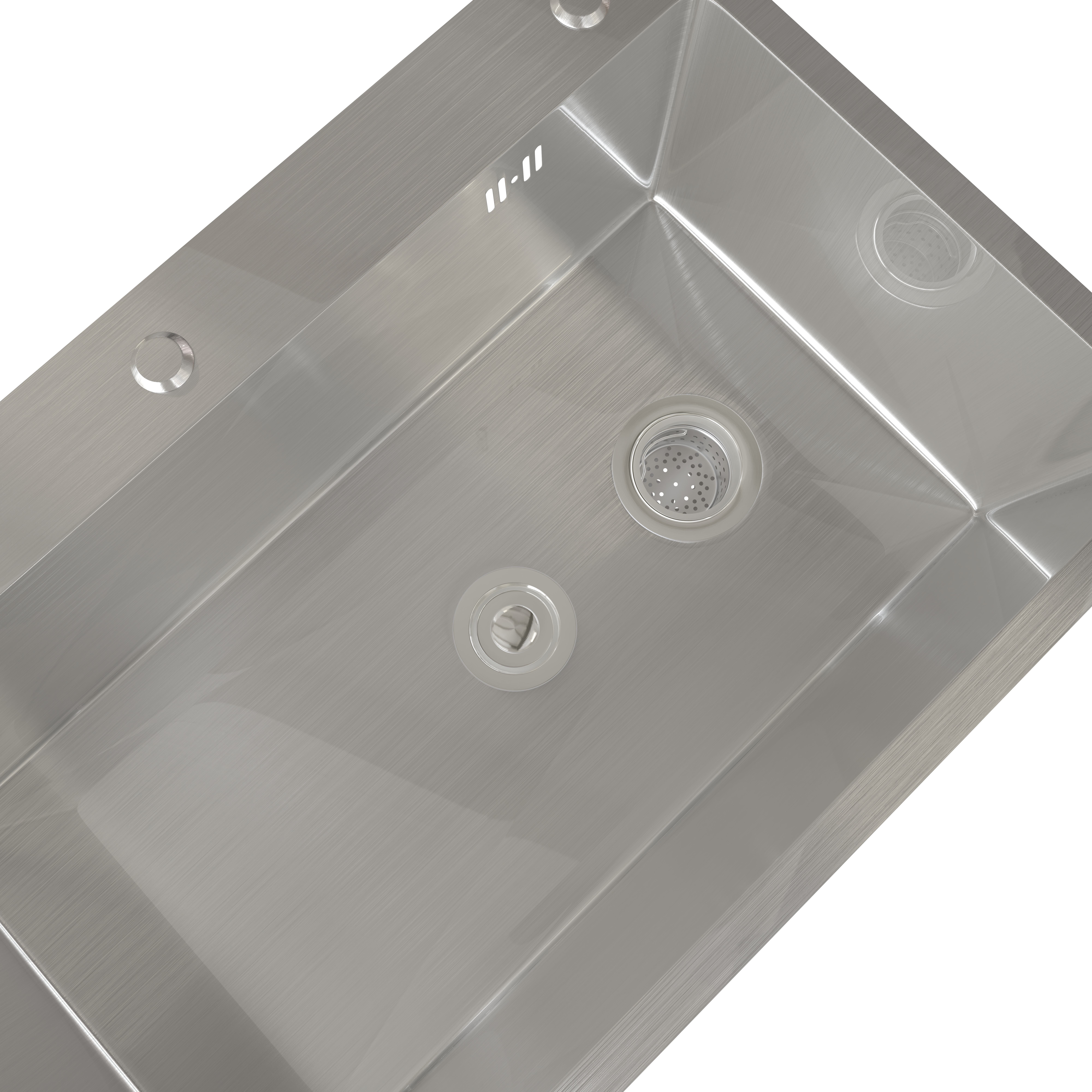 Vmopu30 in.Undermount Kitchen Sink Single Bowl 18-Gauge Stainless Steel Kitchen Sink with Accessories, Undermount Sink, Stainless Steel Top Mount Single Bowl for RV, Prep Kitchen & Bar, Drain