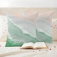 thumbnail image 4 of Outdoor Pillow Covers Pack of 2, Ombre Sage Green Waves Waterproof Throw Pillowcase Cushion Cases, Abstract Bohemian Beach Decorative Pillow Cover for Couch Sofa Home Bed Patio, 4 of 9