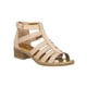thumbnail image 1 of Sandalias Para Niñas Con Tacón Bajo Casuales Cómodos beige 20 Tropicana 005A6M, 1 of 5