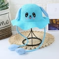 thumbnail image 3 of LNMQLPDBS Toddler Sun Bucket Hats Baby Bunny Hat with Moving Ears Straw Hat Hats Infants Girls Cap Jumping Ear Funny Cute Cap Wide Brim Sun Protection Summer Kid Hat A One Size, 3 of 6