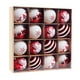 thumbnail image 1 of 16x Adornos de Bolas de Navidad, Bolas de Decoración para Árboles de Navidad, Decoraciones Colgantes para Árboles de Navidad, para Guirnalda de Guirna Rojo y, 1 of 8