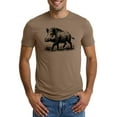 thumbnail image 2 of Workout Shirts for Men Short/long Sleeve Big and Tall Beach Vacation Short Sleeve Shirts Trendy Solid Color Boat Neck Casual Outdoor Basic Shirts for Men, 2 of 5