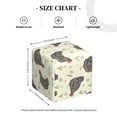 thumbnail image 4 of Gukieu Chickens And Flowers Print Leather Tissue Box, PVC Waterproof Velcro Opening and Closing Square Tissue Box Holder, Suitable for Home and Office Decoration, 4 of 7