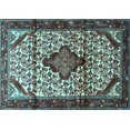 thumbnail image 1 of Ahgly Company Indoor Rectangle Persian Light Blue Traditional Area Rugs, 3' x 5', 1 of 4