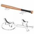 thumbnail image 2 of 1 Set Desktop Baseball Bat Stand Acrylic Baseball Bat Desk Display Holder Softball Bat Storage Desk Rack For Memorabilia And Collectible Up To 2 5/8” Barrel Size (Transparent, 2 of 9