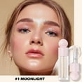 thumbnail image 3 of Erinde Liquid Highlighter Makeup, Face bronze highlighter Makeup Stick, silky smooth, 01# MOONLIGHT, 1.28.oz., 3 of 7