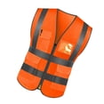 thumbnail image 1 of Women Men Night Work Reflective Vest Construction Traffic Breathable Mesh Workwear A Type, 1 of 5