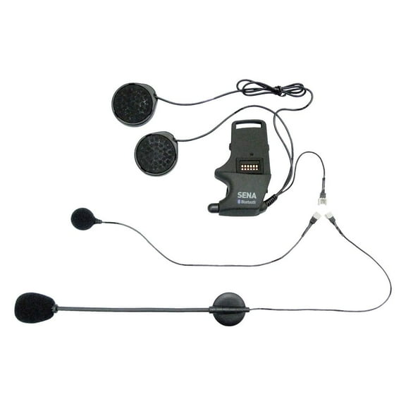 Sena SMH-A0302 - SMH-10 Helmet Clamp Kit with Boom and Wired Microphones and Speakers
