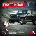 thumbnail image 4 of AMERICAN MODIFIED Grille d'Armure pour Jeep Wrangler JK 2007 à 2018, Noir Mat, 4 of 11