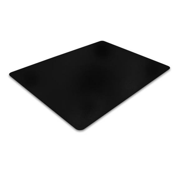 Cleartex FR124860HEBV 48 x 60 Po Avantagemat Tapis de Chaise Rectangulaire en Vinyle pour Sol Dur&44; Noir