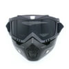 Smarit Airsoft paintball Goggles with Tactical Mask Motorcycle Helmet Riding Goggles Glasses With Removable Face Mask