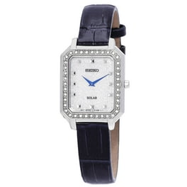 Seiko SWR053P1 Women's Essentials Silver Tone Case Strap Watch