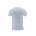 thumbnail image 5 of Lovzfmll Men's Sweat-Wicking Crew Neck Short Sleeve Running Fitness T-Shirt with Reflective Details, Soft and Breathable for Outdoor Sports White, L, 5 of 8