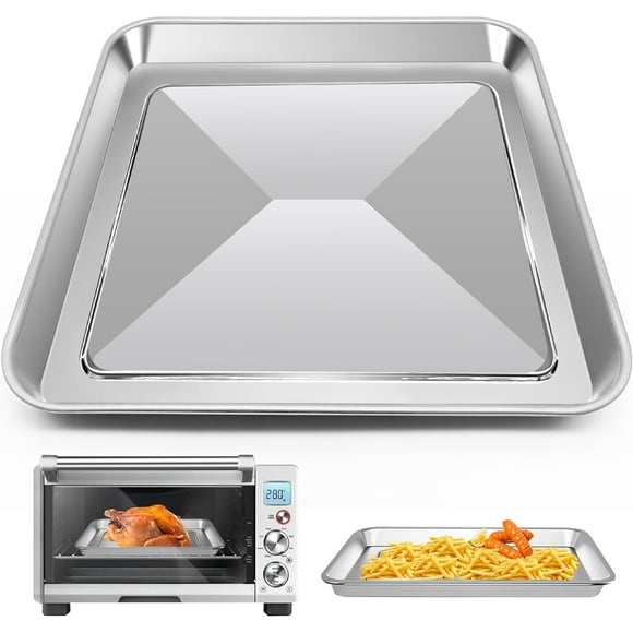 GWYXC 11.77" × 11.77" Toaster Oven Pan for Breville Smart Oven BOV800XL, Smart Oven Plus BOV810BSS, Smart Oven Pro BOV845BSS, Smart Oven Air BOV900BSS, Fits for Ninja SP100 SP101 SP201 Air Fry Oven