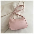 thumbnail image 6 of Women Pleated Armpit Bag PU Leather Shoulder Bag Fashion Bow Handbag French Underarm Bag Shopping Dating Bag, 6 of 9