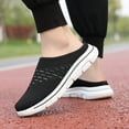 thumbnail image 4 of Dakaela Women's Casual Slip on Shoes Breathable Backless Walking Sneakers Closed Toe Mules Black 6.5, 4 of 9