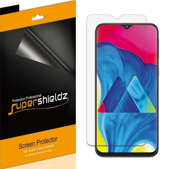 [6-Pack] Supershieldz for Samsung Galaxy M10 Screen Protector, Anti-Bubble High Definition (HD) Clear Shield