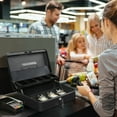 thumbnail image 4 of Portable Cash Drawer Box Deposit with 5 Coin Tray Cover, 3.46 in x 11.8 in x 9.5 in, Black, 4 of 5