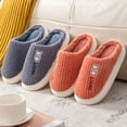 thumbnail image 6 of Slippers for Women,Four Seasons Cute Slippers Home Non Fpir Season Cloth Cotton Colorful Slippers,Womens Slippers,Red,5.5, 6 of 7