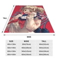 thumbnail image 4 of My Hero Academia Himiko Anime Flannel Blanket Ultra-Soft Micro Fleece Throw Blanket For Bed Sofa Couch Car Office Unisex Adult Fuzzy Bed Blanket Cozy Kids Throw Blanket 60"x50", 4 of 8