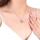 thumbnail image 5 of Personalizar Corazón Collar para Mujeres Collar Colgante Conmemorativo Regalo de Joyería, 5 of 6