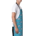 thumbnail image 3 of Bingfone Cartoon Whale Apron Gifts For Men, Women Professional Grade Chef Apron for Kitchen,BBQ & Grill, 3 of 8