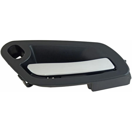 Chrome Swish Handle Interior Door Handle Front Right With Power Switch Hole Chrome Lever Black House 90151 Fits Pontiac G6 2010-05, ()
