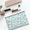 thumbnail image 6 of Kdxio Sea Shells 2 Makeup Bag Toiletry Bag Canvas Makeup Bags Zipper Cosmetic Pouch Travel Cosmetic Pouch for Women Gifts, 6 of 7