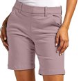 thumbnail image 2 of zbxnLI Bermuda pour Femmes Été Décontracté Taille Haute Jambe Droite Extérieur Randonnée Voyage Shorts avec Poches, 2 of 7