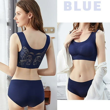 

Qcmgmg Women s Stretch Mid Waisted Panties Soft Underwear Breathable Hollow Out Briefs XXXXL