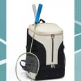 thumbnail image 4 of Maoww Portable Badminton Backpack With Large Capacity For Active Players Lightweight Linen Durable white, 4 of 6