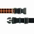 thumbnail image 4 of WIRESTER Reflective Adjustable Dog Collar for Large Dogs with Buckle, Classic Orange Plaid Pattern, 4 of 6