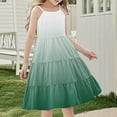 thumbnail image 4 of 5-6 Years Girls Summer Dress Sleeveless Casual Floral Sundress for Girl 4-15 Years, 4 of 7