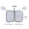 thumbnail image 3 of Portable Data Charging Cable Case Earphone Protection Carrying Carrying Bag Charger Earphone Wire Storage Bags Electronics Device Outdoor Travel Dark Blue, 3 of 9