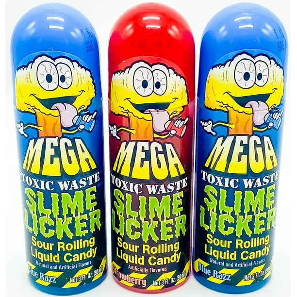 Slime Licker MEGA Size 3Pack One Red, 2 Blue