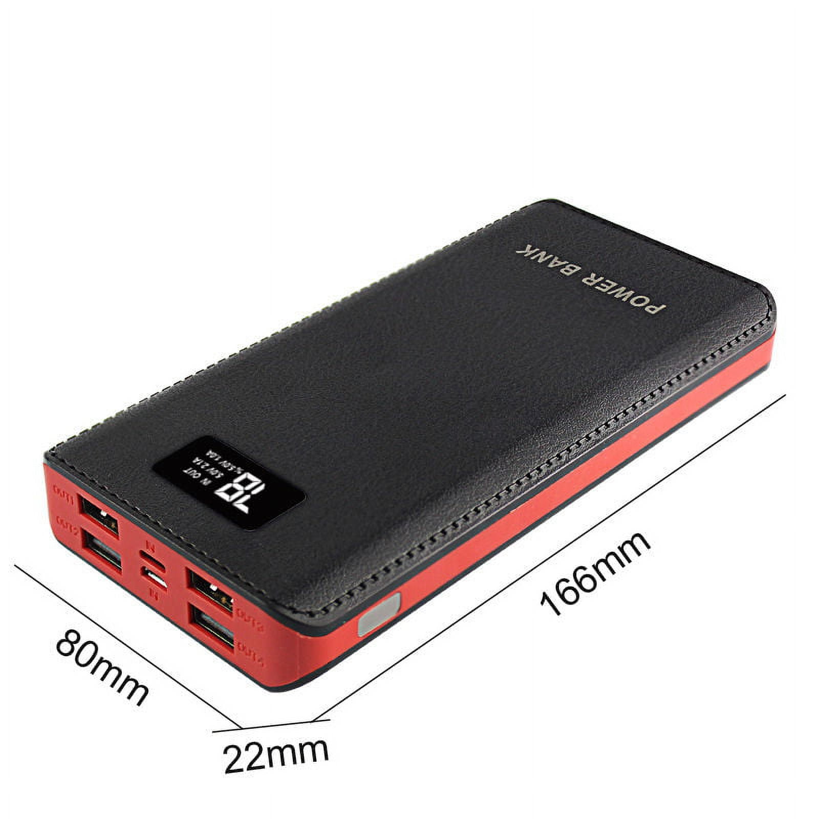 Powernews New USA 500000mAh Portable Power Bank LCD LED 4 USB Battery  Charger for Mobile Phone 