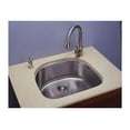 thumbnail image 3 of Premium Undermount 16 Gauge Stainless Steel 23.5" Single Bowl Kitchen Sink with Grid and strainer, 3 of 3
